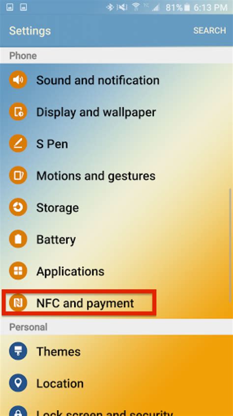 adding credit card to nfc on android|nfc settings android.